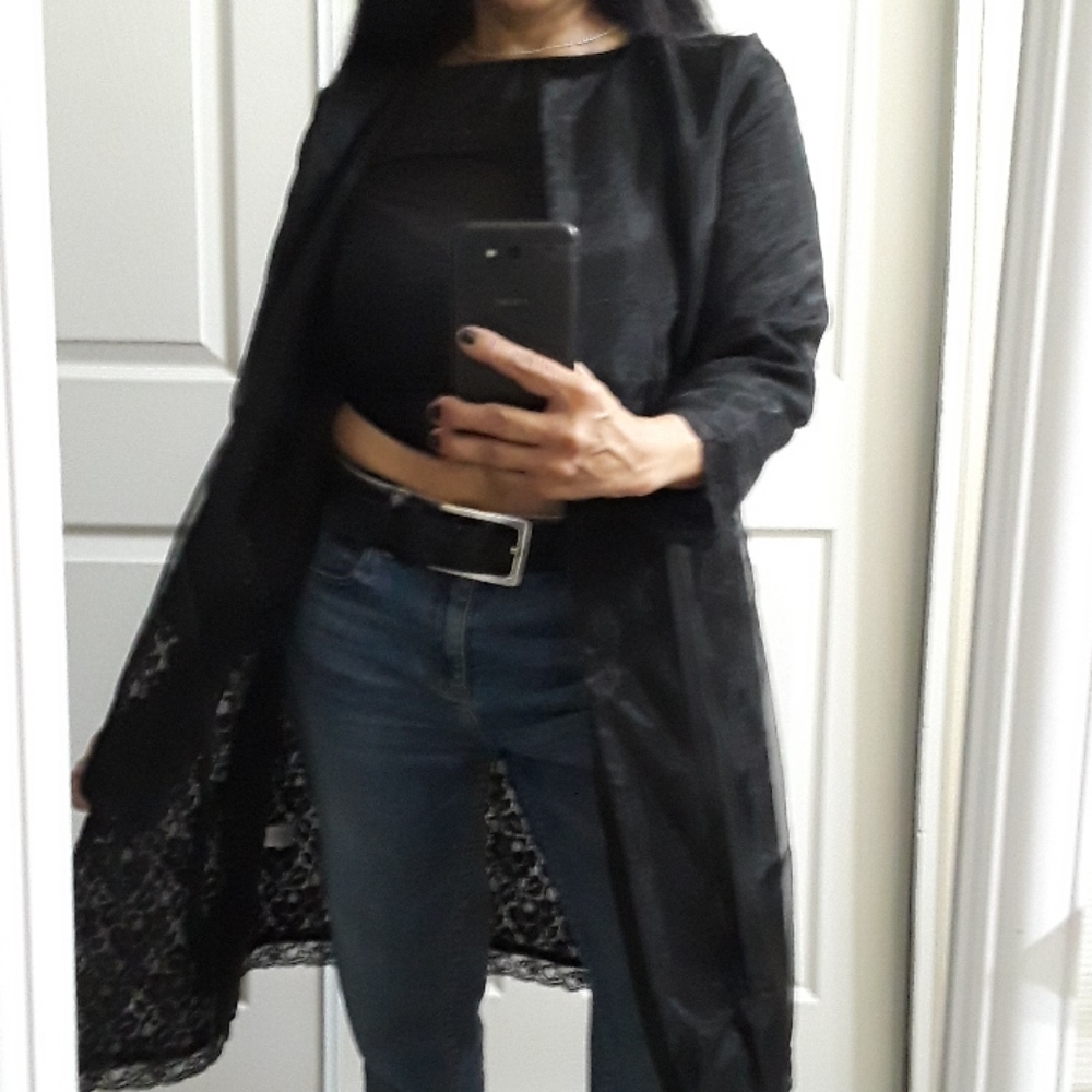 Rare! Heidi Weisel Tulle Lace Robe - Picture 10 of 11